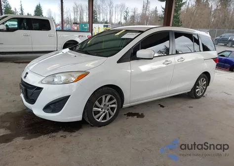 2012 Mazda Mazda5 Sport z USA, uszkodzony, nr VIN JM1CW2BL2C0138447